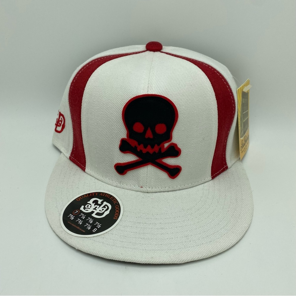 NEW! Men’s Stall & Dean Hammondsport Pirates Basketball Fitted Hat Size 7 W/Tags